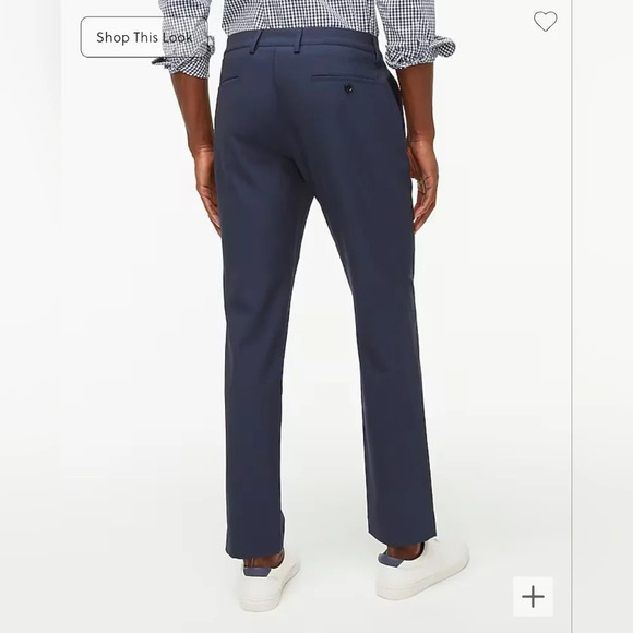 J.Crew Slim Fit Thompson performance suit pant Navy Blue Size 31x32 New - Picture 2 of 6